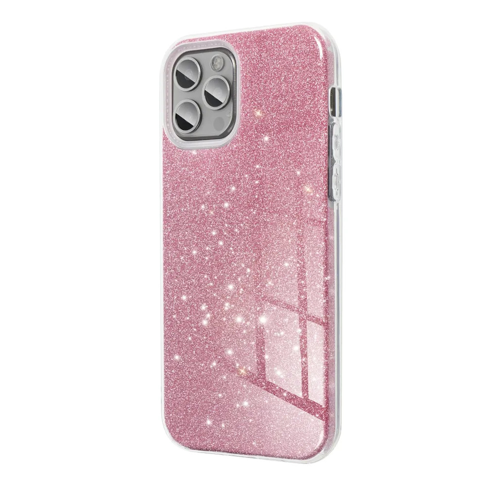 Husa protectie Samsung Galaxy A25, Luxury Glitter, roz — varianta 3