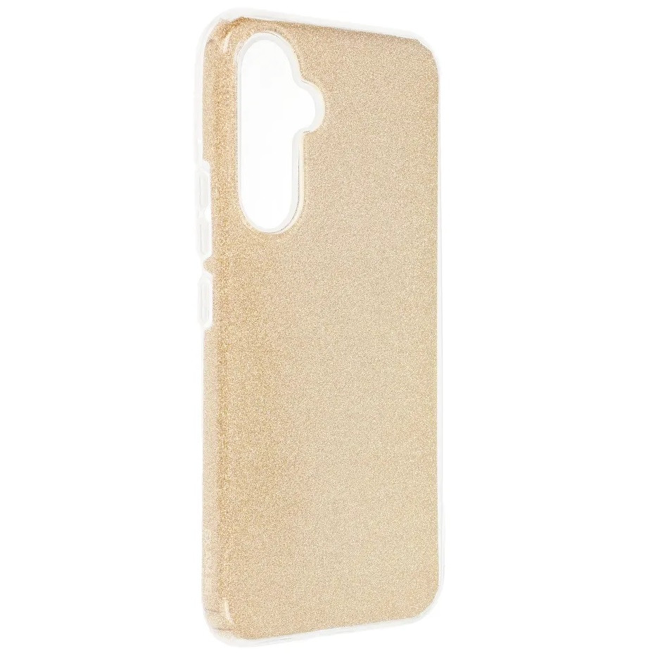 Husa protectie Samsung Galaxy A35, Luxury Glitter, aurie — varianta 2