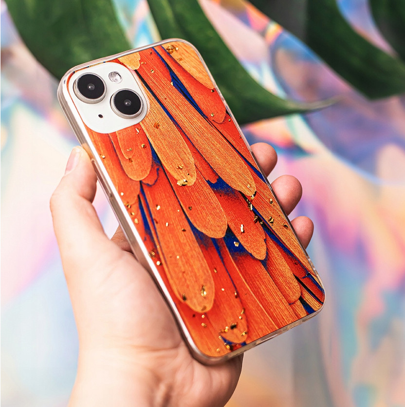 Husa Samsung Galaxy A54, Gold Glam Orange — varianta 5