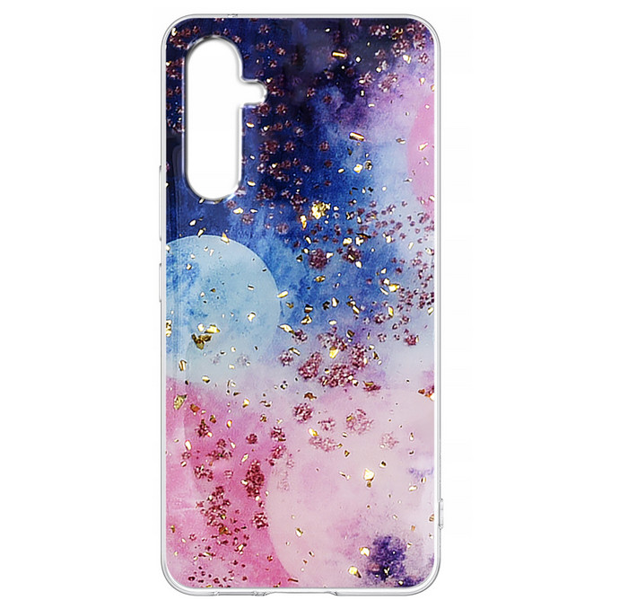 Husa Samsung Galaxy A25 5G, Gold Glam Galactic — varianta 2