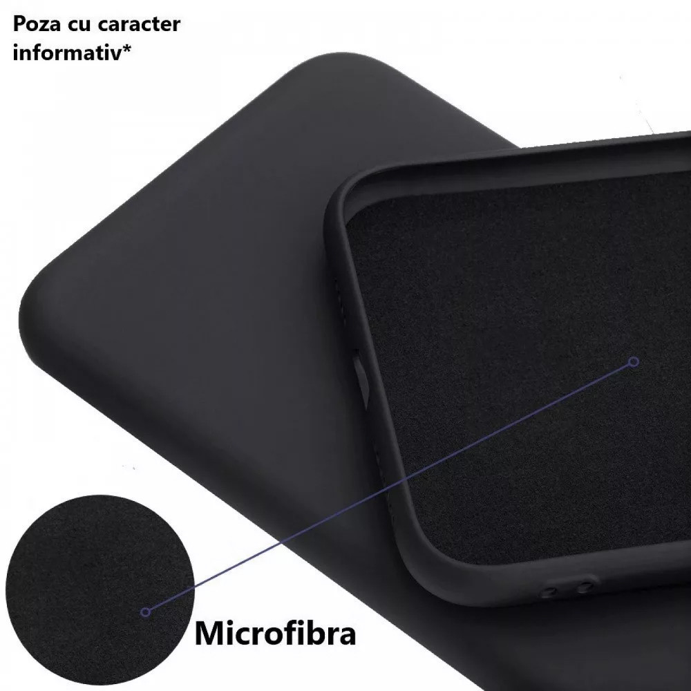 Husa Samsung Galaxy A15, Luxury Silicone, protectie camera, catifea in interior, verde olive — varianta 2