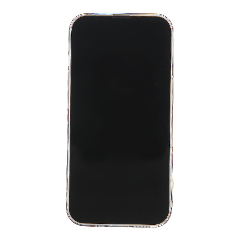 Husa Apple iPhone 15 Pro, Gold Glam, Orange Feathers — varianta 6