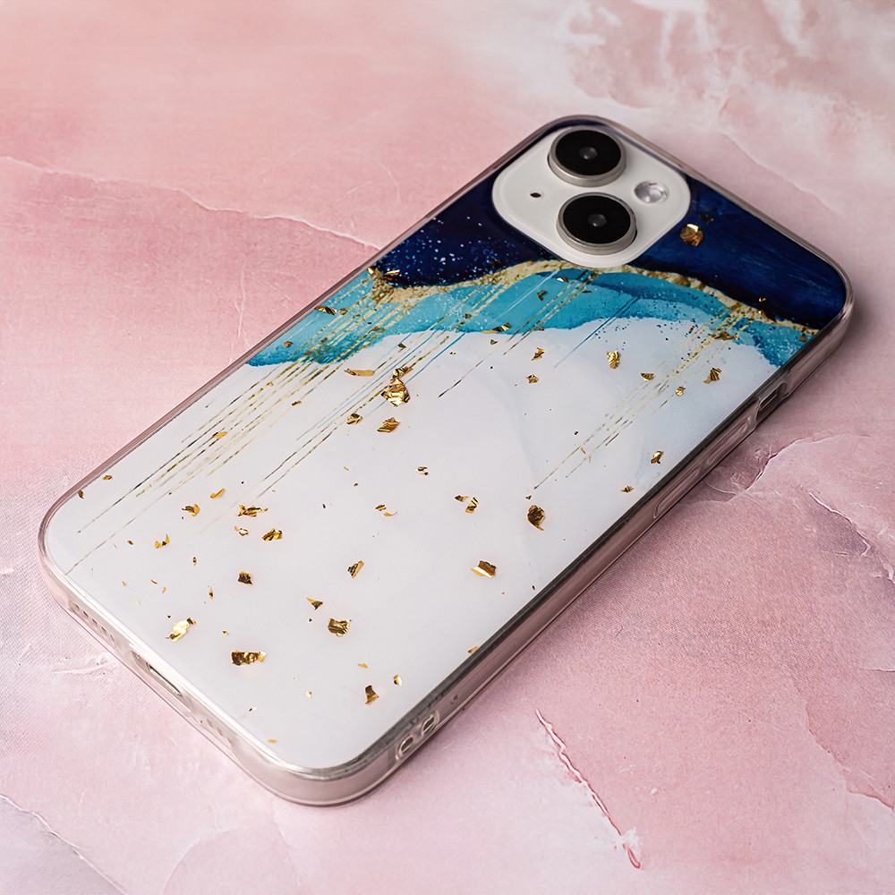 Husa Apple iPhone 15 Pro, Gold Glam, Iceberg — varianta 2