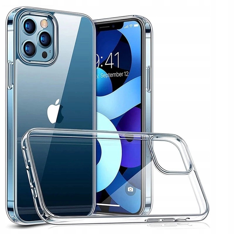 Husa de protecție pentru Apple iPhone 13 Pro, TPU transparent, grosime 2 mm — varianta 2
