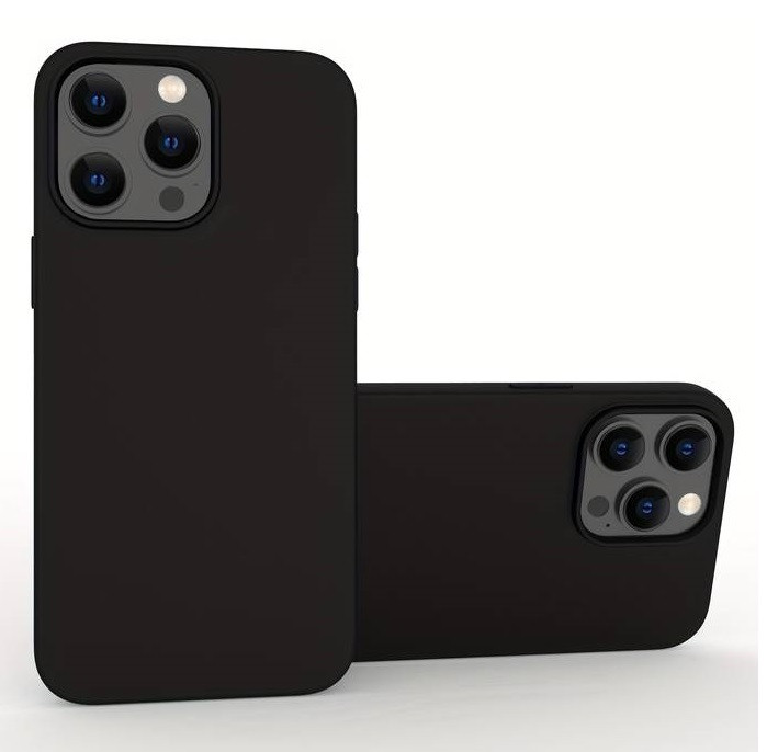 Husa Apple iPhone 14 Pro, Luxury Silicone, catifea in interior, mov lila — varianta 3