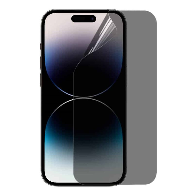 Folie Privacy TPU iPhone 16 Plus, Hydrogel, anti-spion, mata, ultra subtire, regenerabila — 2