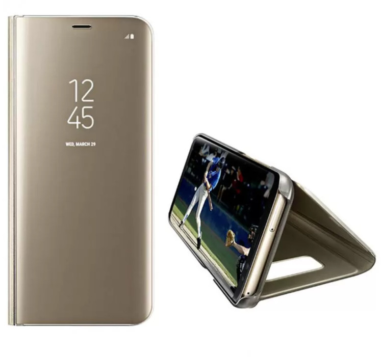 Husa Huawei P20 Mirror Clear View, aurie — varianta 2