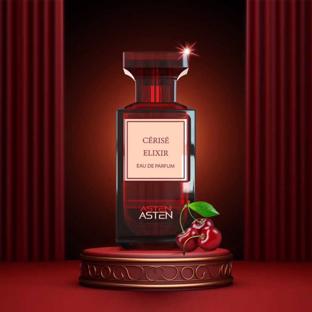 Apa de parfum Cerise Elixir by Asten, 80 ml, unisex — varianta 4