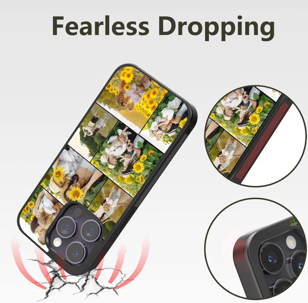Husa Apple iPhone 12 Pro, Colorful Aluminium TPU, personalizata cu poza ta! — varianta 3