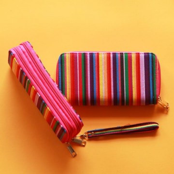 Portofel dublu din material textil, model 9 — varianta 3