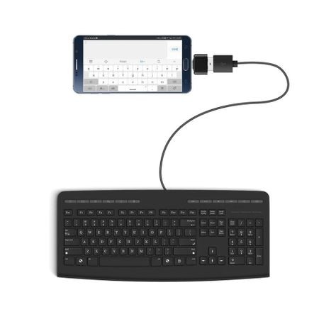 Adaptor OTG USB to MicroUSB, negru — varianta 3