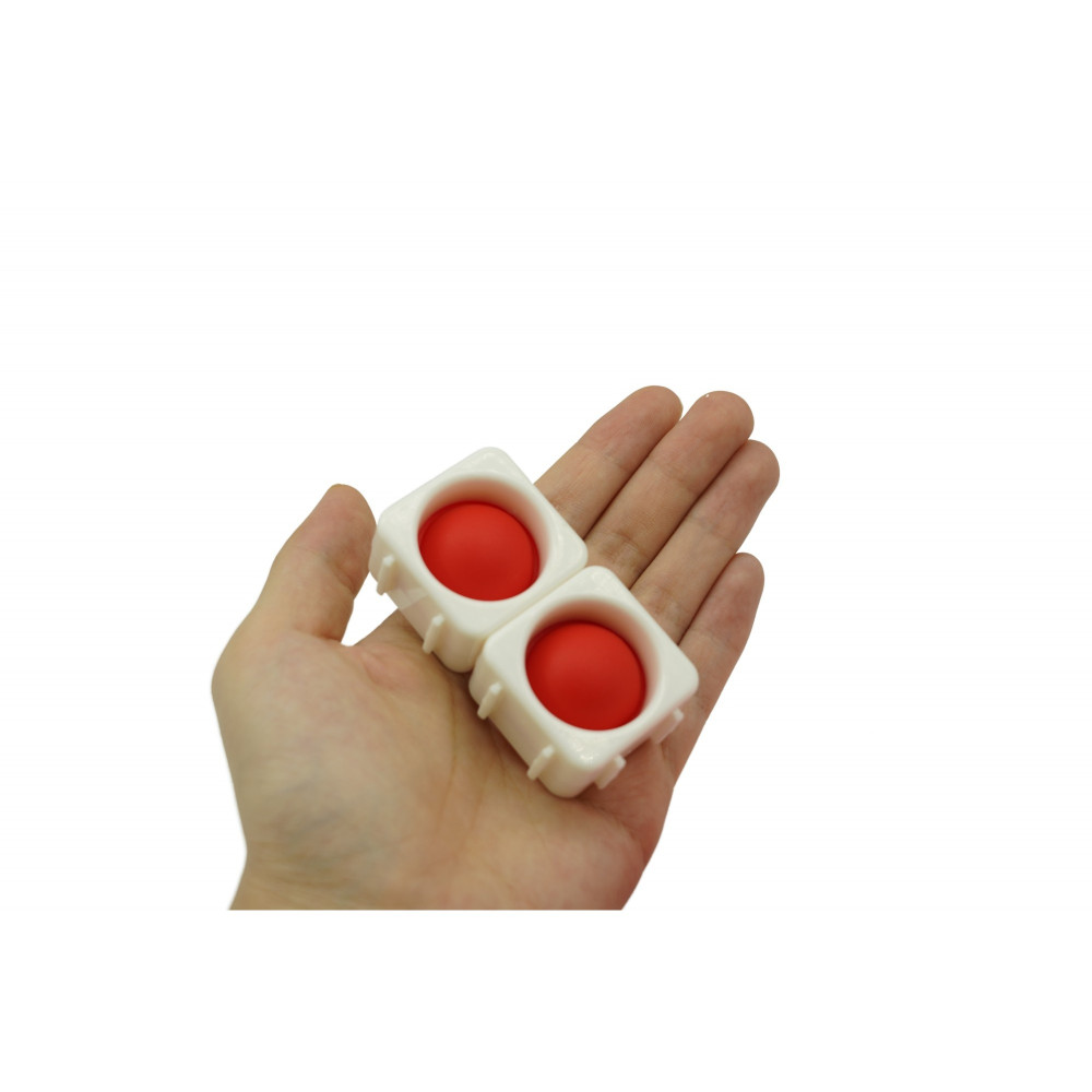 Set 8 blocuri de constructie din silicon, Pop Bubble, Fidget Toy, Puzzle, Multicolor — varianta 2