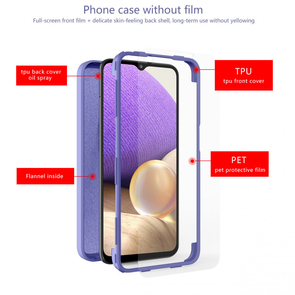 Husa Samsung Galaxy S21 FE, Luxury 360° (fata + spate), catifea in interior, protectie camere, roz pal — varianta 4