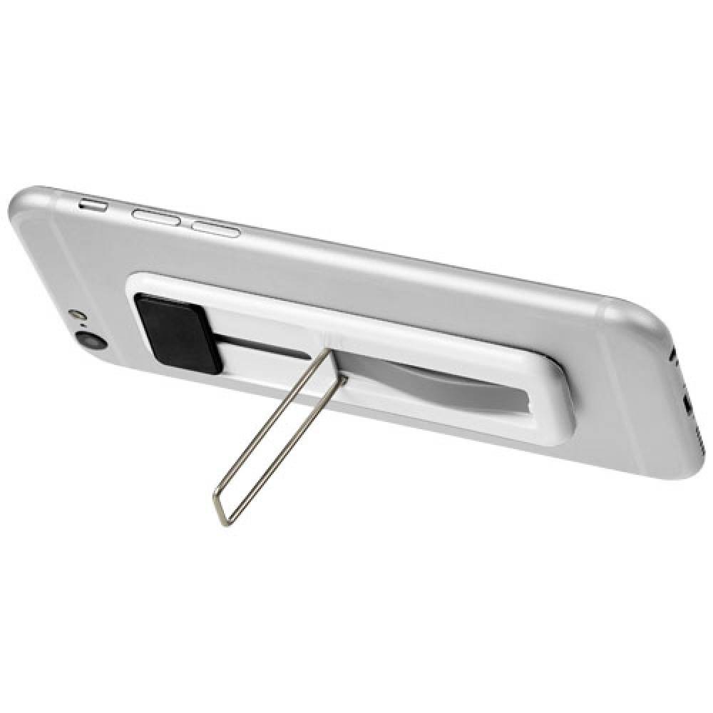 Suport universal pentru telefon, functie stand, alb/negru — varianta 2