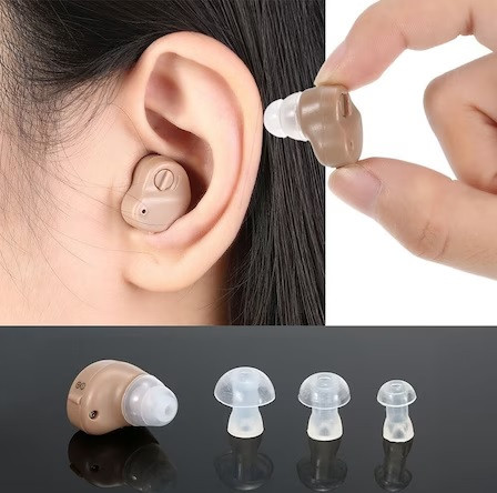 Mini aparat auditiv XB-101, intraauricular, 3 olive — varianta 3