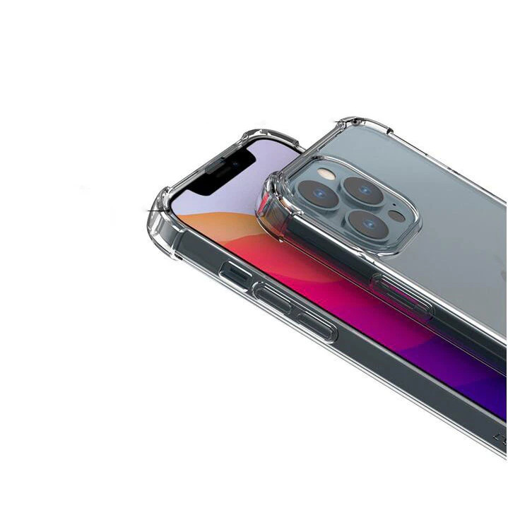 Husa Apple iPhone 12 Pro Max, TPU transparent, intarituri in colturi, grosime 1,5 mm — varianta 4