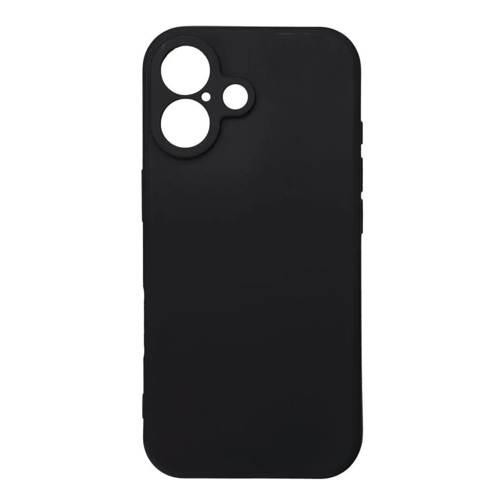 Husa Apple iPhone 17, Luxury Silicone, catifea in interior, protectie camere, neagra — 2