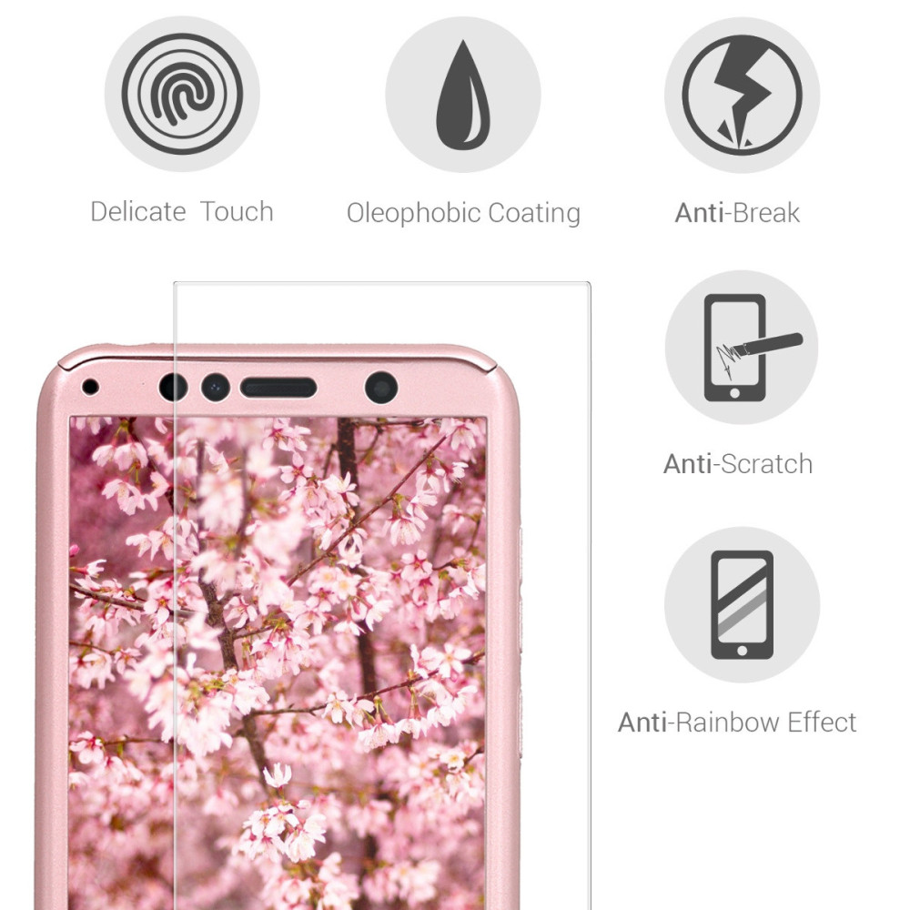 Husă Huawei Nova 5T / Honor 20, Full Cover 360°(față + spate + sticlă), rose gold — varianta 3