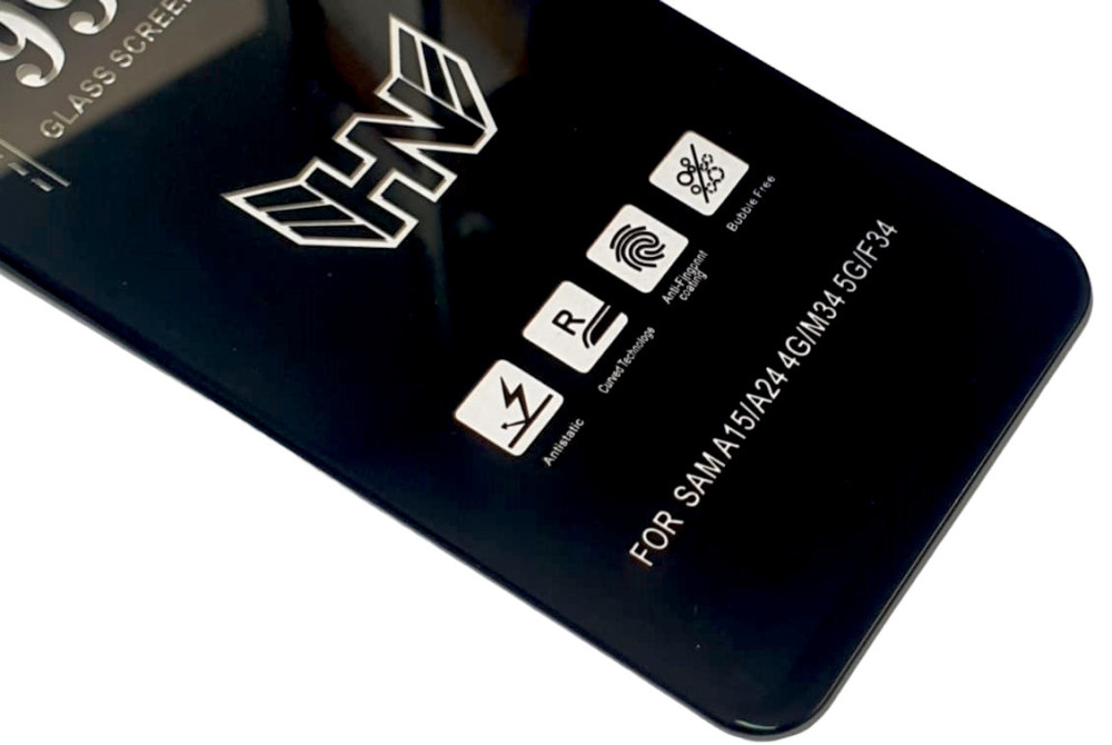 Folie sticla Samsung Galaxy A15, Full Glue 99H, ESD, premium, margini negre — 3
