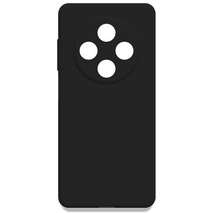 Husa Xiaomi Redmi 14C, Luxury Silicone, protectie camera, catifea in interior, neagra — varianta 2