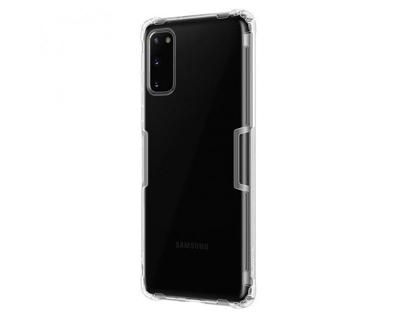 Husa de protectie Nillkin Nature TPU Case pentru Samsung Galaxy S20, colturi intarite, transparenta — varianta 2