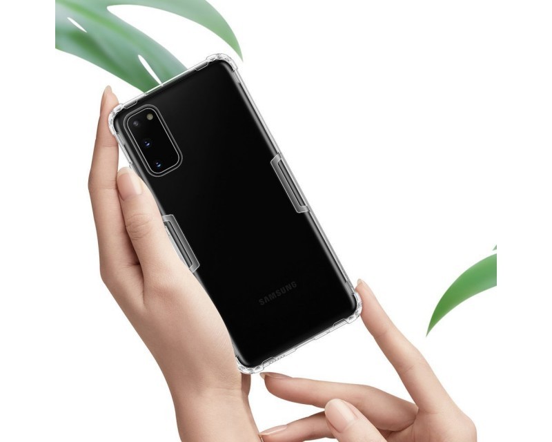 Husa de protectie Nillkin Nature TPU Case pentru Samsung Galaxy S20, colturi intarite, transparenta — varianta 4