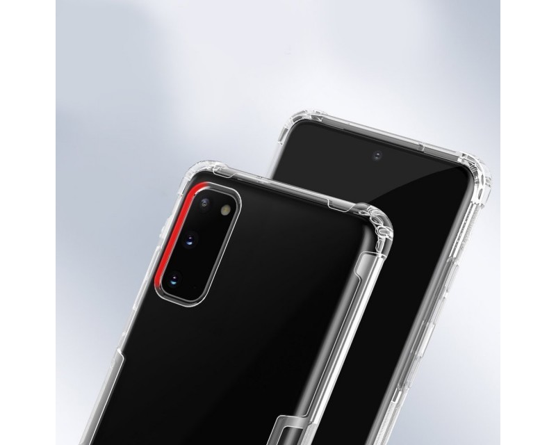 Husa de protectie Nillkin Nature TPU Case pentru Samsung Galaxy S20, colturi intarite, transparenta — varianta 9
