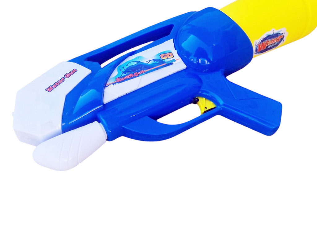 Jucarie pistol cu apa XXL, 47 cm, plastic, alb/albastru/galben — varianta 2