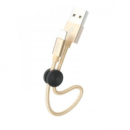 Cablu de date si incarcare Lightning (iPhone) Hoco X35, 0,25 metri, auriu — varianta 2