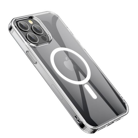 Husa protectie Apple iPhone 14 Pro, Hoco Premium Magsafe TPU, ShockProof, incarcare magsafe, transparenta — varianta 4