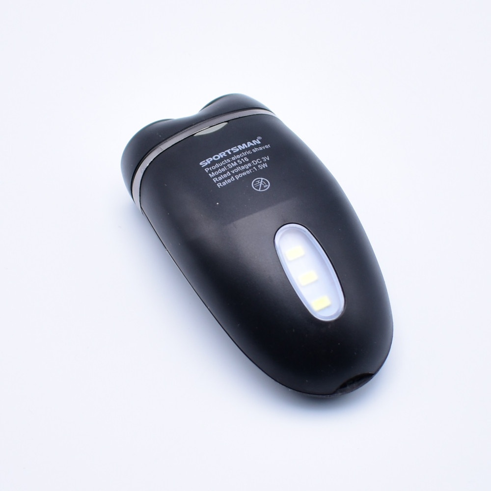 Aparat de ras Sportsman SM-516, functionare cu baterii, functie lampa LED — varianta 3