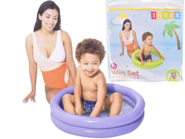 Piscină gonflabilă pentru copii Intex My First Pool 59409NP, 61 x 15 cm, mov — varianta 2