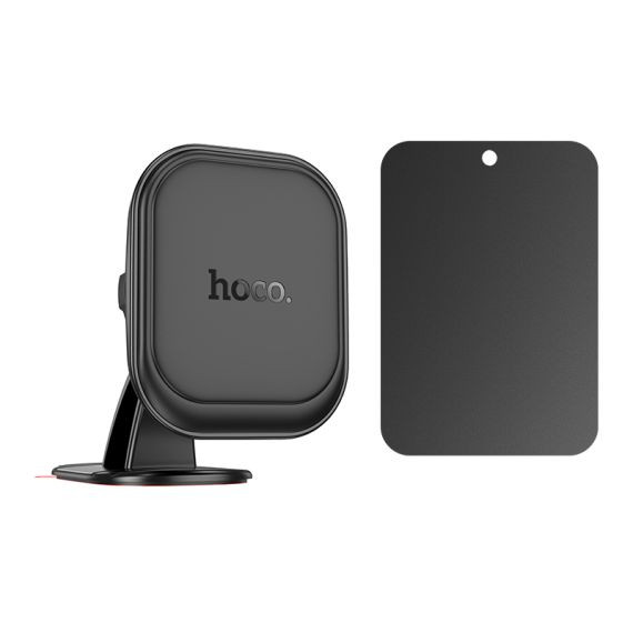 Suport auto magnetic Hoco H30, rotire la 360 de grade, prindere adeziva, negru — 4