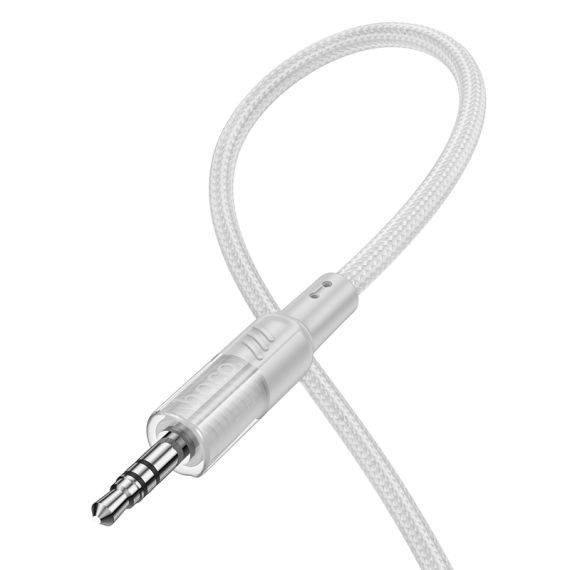 Cablu audio auxiliar / AUX / jack 3.5 mm Hoco UPA27,  1.2 metri, alb — varianta 3