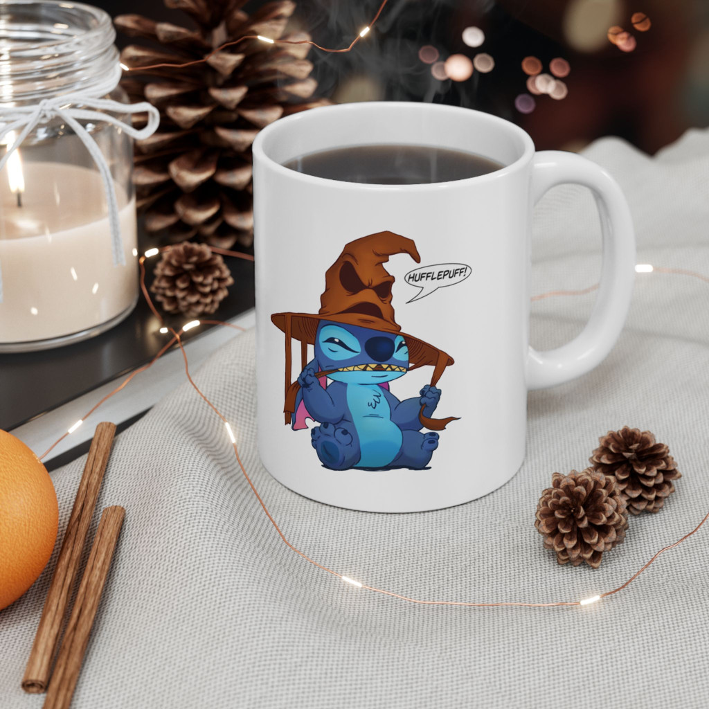 Cana ceramica personalizata, design Sorting Stitch, 330 ml, alba — varianta 6