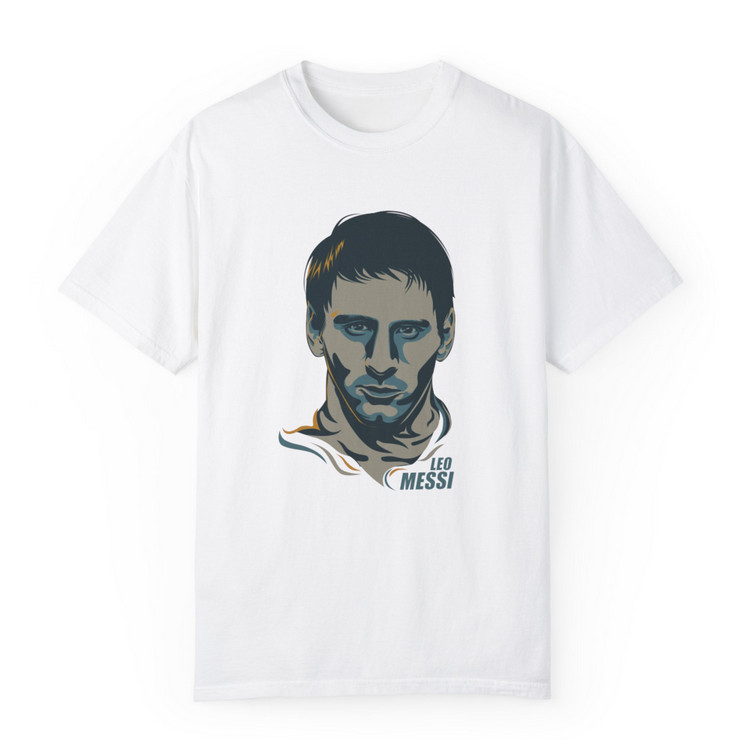 Tricou personalizat alb, copii/adulti, design Messi 1, modal, diverse marimi — varianta 2