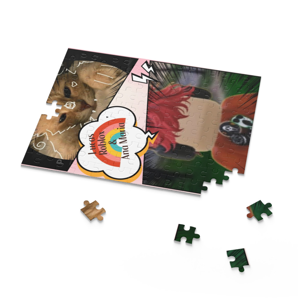 Puzzle 120 piese, 20 x 15 cm, Ana si Lucas — 2