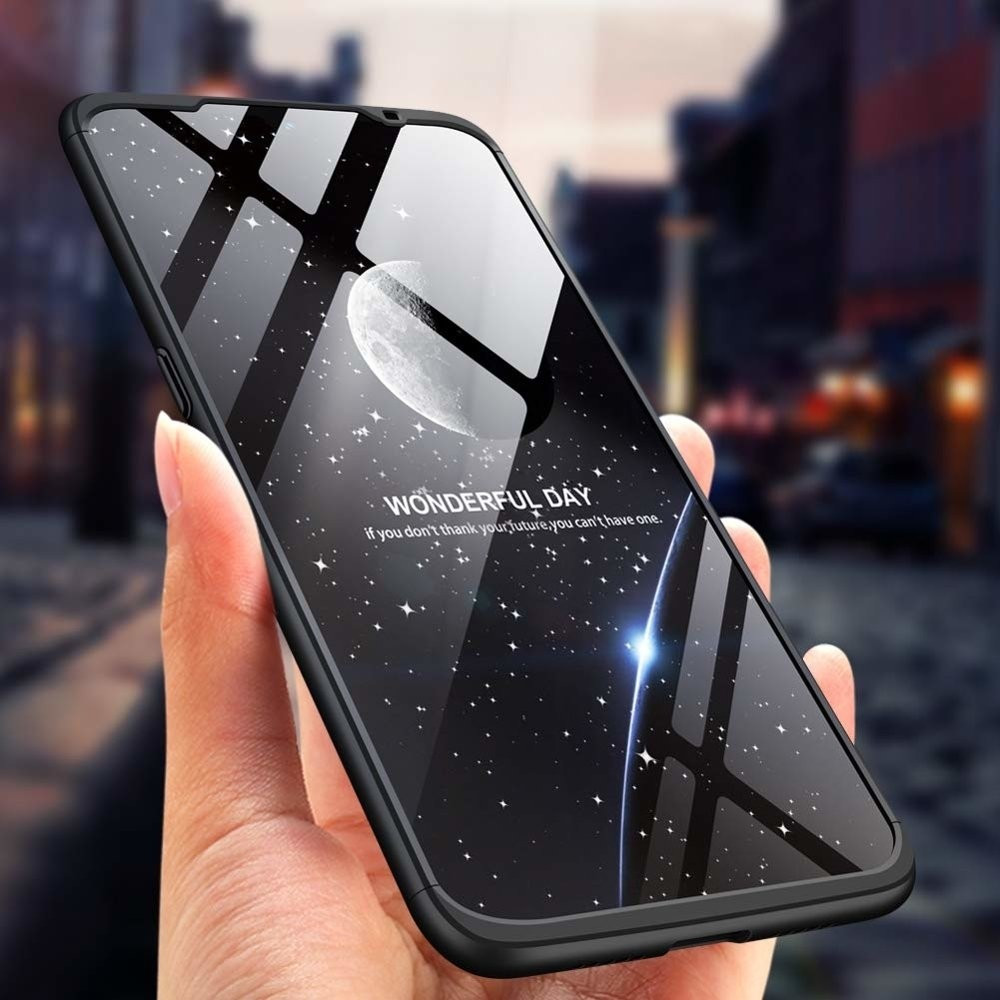 Husa Full Cover GKK (fata + spate) pentru Xiaomi  Mi8 SE, neagra — varianta 2