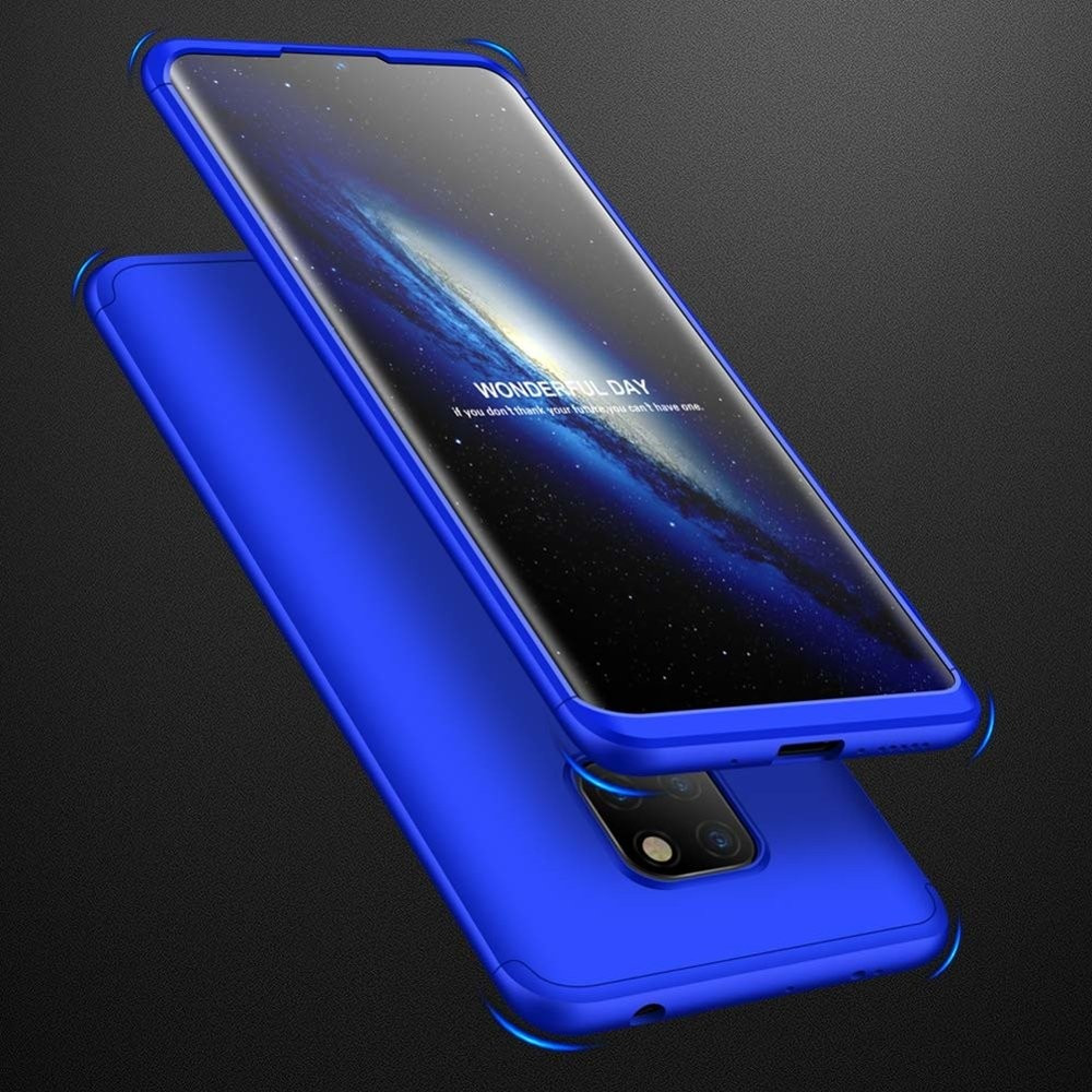 Husa Full cover GKK (fata + spate) pentru Huawei Mate 20, albastra — varianta 2