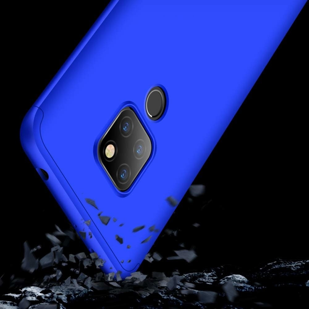 Husa Full cover GKK (fata + spate) pentru Huawei Mate 20, albastra — varianta 3