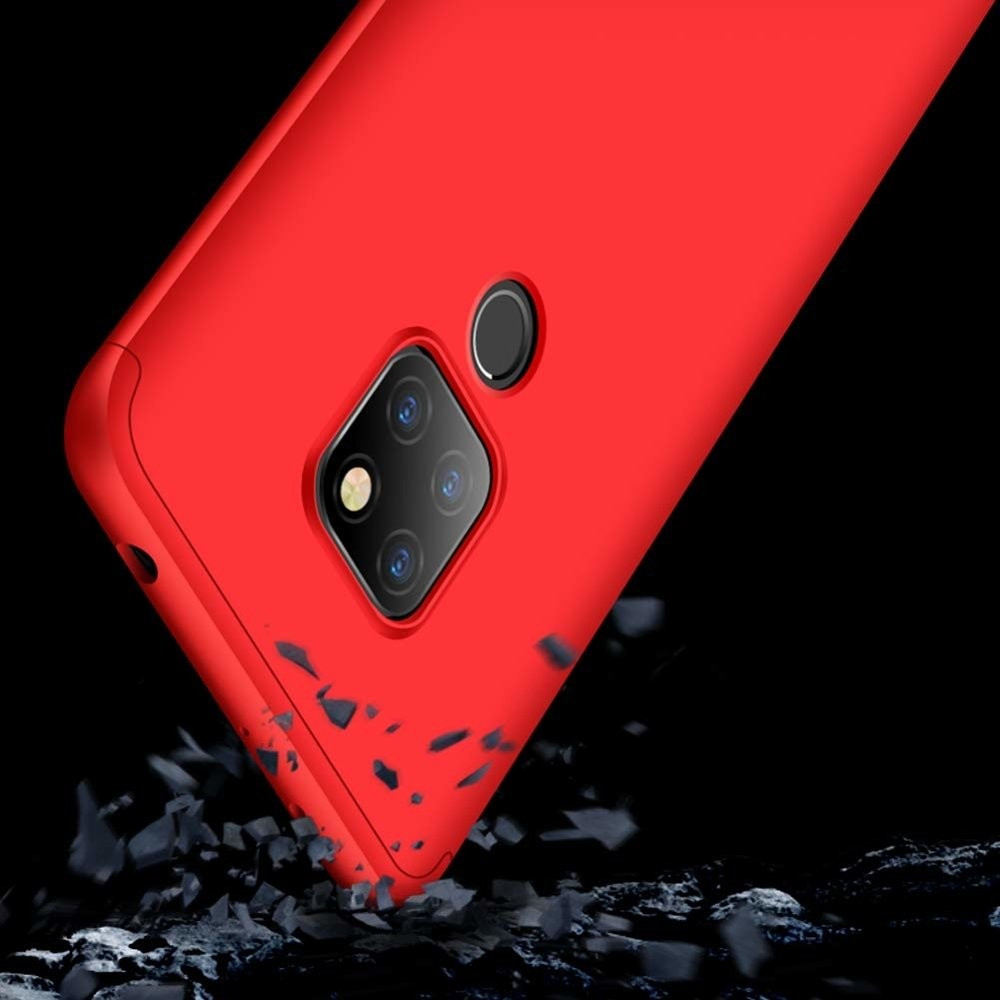Husa Full cover GKK (fata + spate) pentru Huawei Mate 20, rosie — varianta 3