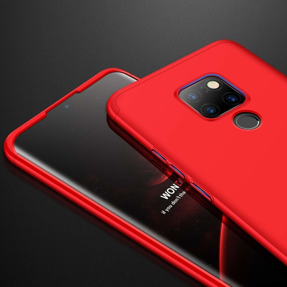 Husa Full cover GKK (fata + spate) pentru Huawei Mate 20, rosie — varianta 4