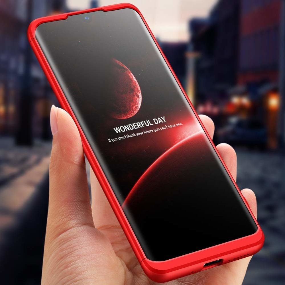 Husa Full cover GKK (fata + spate) pentru Huawei Mate 20, rosie — varianta 6