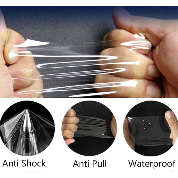Folie protectie Huawei P9 Lite 2017 / P8 Lite 2017, Hydrogel (TPU flexibil), acoperire inclusiv margini curbate — varianta 4