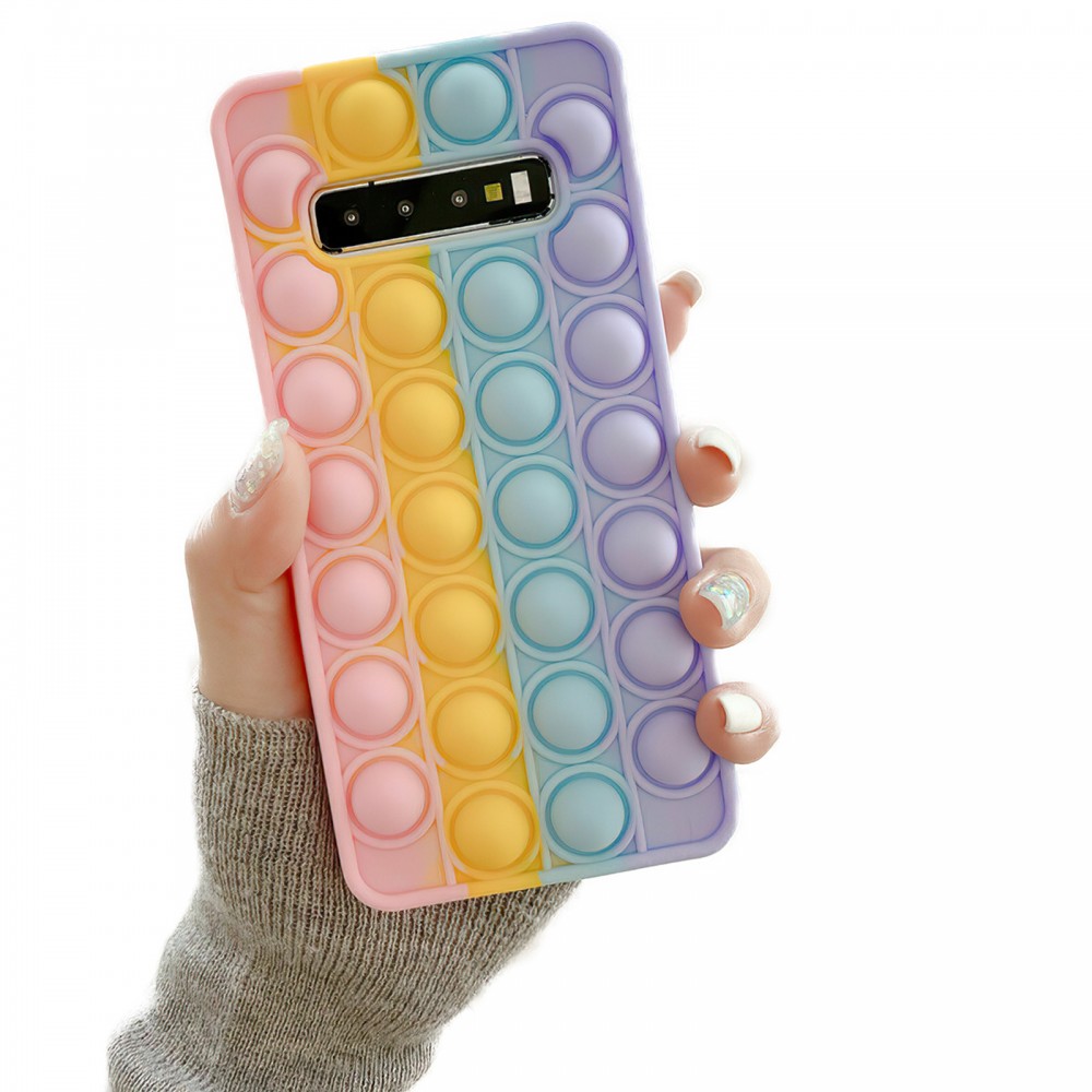 Husa antistres Pop It! pentru Apple iPhone 12 Pro Max, multicolora, model 1 — 6