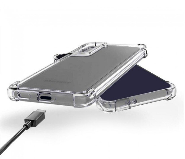Husa Samsung Galaxy A32 5G TPU transparent, intarituri in colturi, grosime 1,5 mm — varianta 3