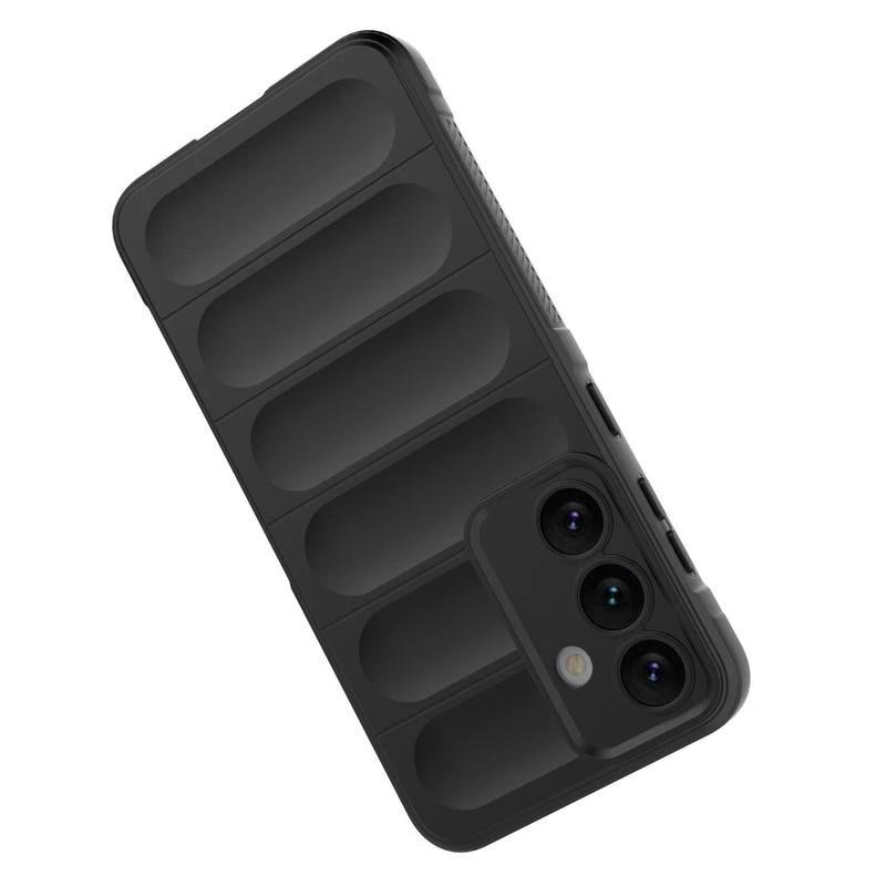 Husa Samsung Galaxy S24 Ultra, Wave Silicone, protectie camera, catifea in interior, navy blue — varianta 2