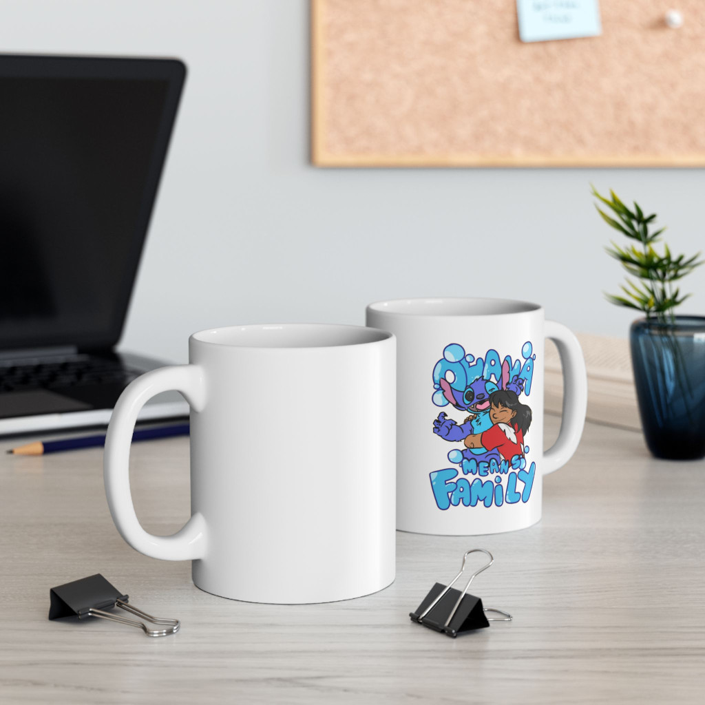 Cana ceramica personalizata, design Family, 330 ml, alba — varianta 5