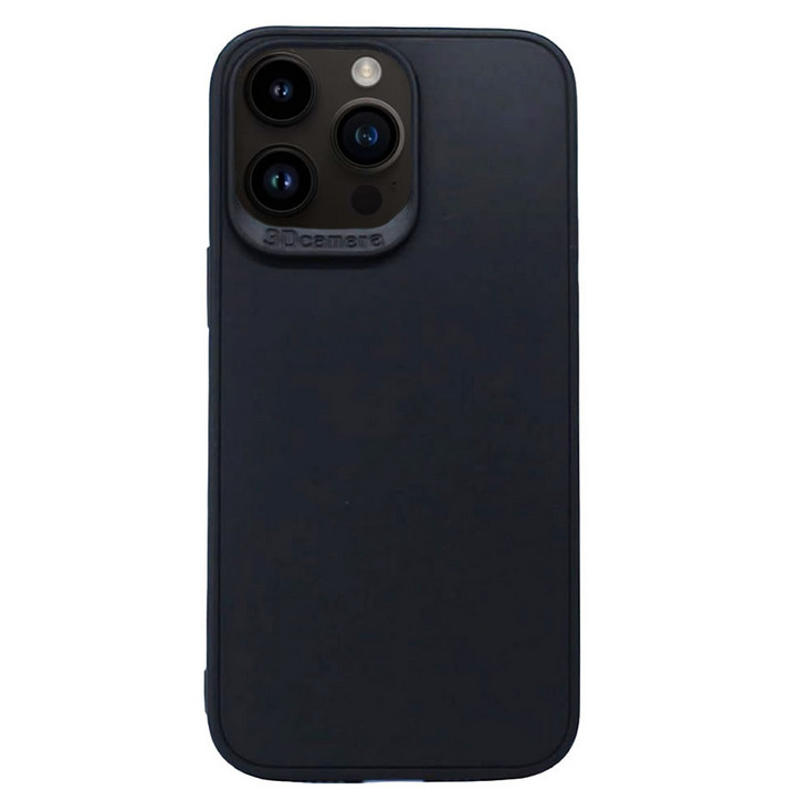 Husa protectie Apple iPhone 16 Pro, Matt TPU My Choice, silicon moale, neagra — varianta 2