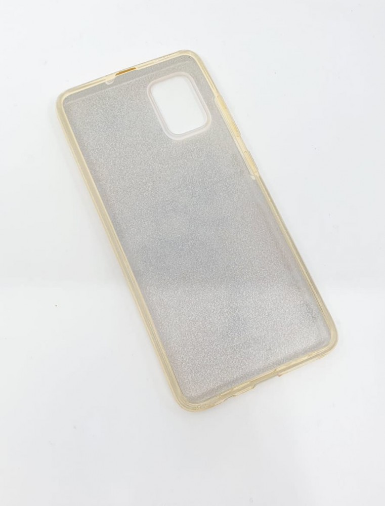 Husa Flowers Glitter pentru Apple iPhone 11 Pro, cu mesaj, aurie — varianta 4